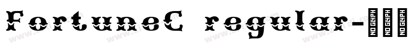 FortuneC regular字体转换